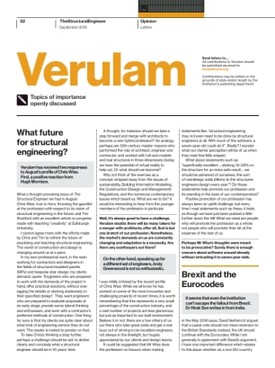 Verulam (readers' letters - September 2016)
