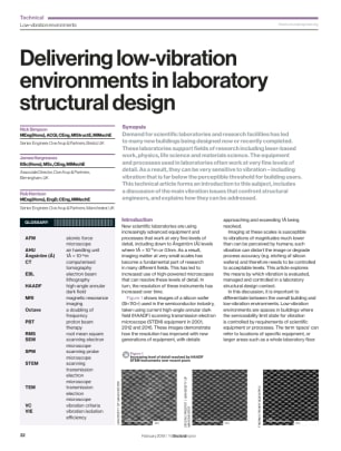 Delivering low-vibration environments in laboratory structural design
