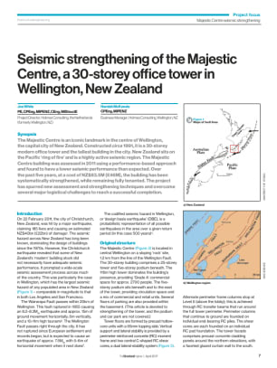 Seismic strengthening of the Majestic Centre, a 30-storey office tower in Wellington, New Zealand