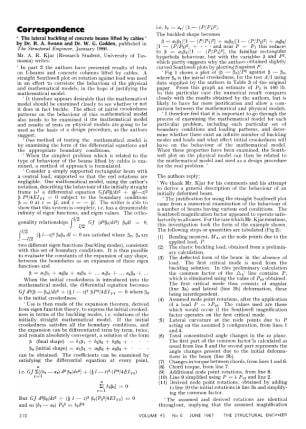 Correspondence. 'The lateral buckling of Concrete Beams Lifted by Cables' by Dr. R. A. Swann and Dr.