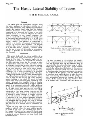The Elastic Lateral Stability of Trusses