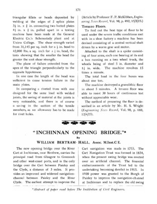 Inchinnan Opening Bridge