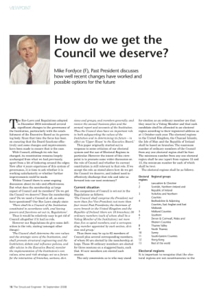 How do we get the Council we deserve?