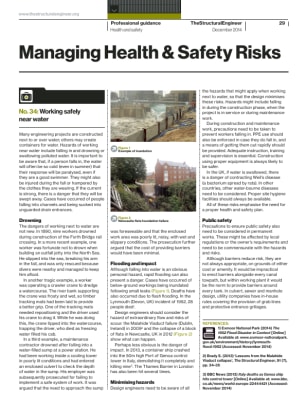 Managing Health & Safety Risks (No. 34): Working safely near water