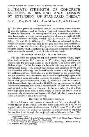 Ultimate Strength of Concrete Sections in Bending and Torsion by Extension of Standard Theory