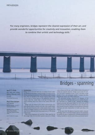 Bridges: spanning art and technology - Ian P. T. Firth and Poul Ove Jensen