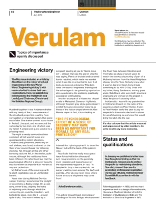 Verulam (readers' letters – July 2015)