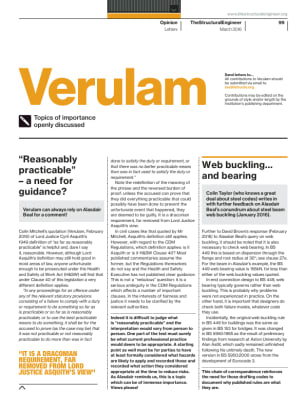 Verulam (readers' letters – March 2016)