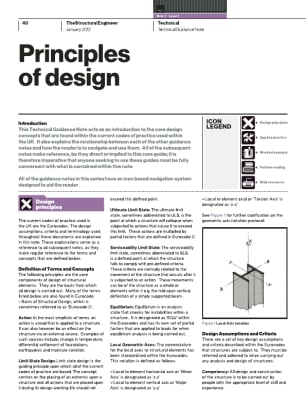 Technical Guidance Note (Level 1, No. 1): Principles of design