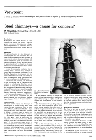 Steel Chimneys - a Cause for Concern?