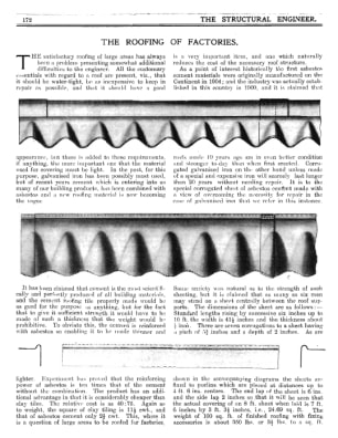 The Roofing of Factories