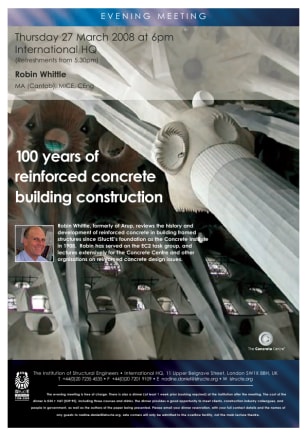 Evening Meeting - 100 years of reinforced concrete building construction