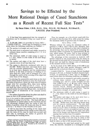 Savings to be Effected by the as a Result of Recent Full Size Tests