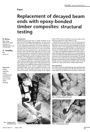 Replacement of Decayed Beam Ends with Epoxy-Bonded Timber Composites: Structural Testing