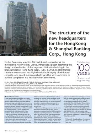 Centenary spotlight (HongKong &#38; Shanghai Bank - Michael Bussell)