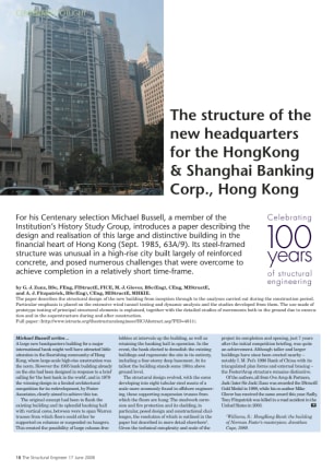 Centenary spotlight HongKong Shanghai Bank Michael Bussell