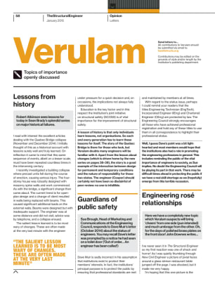 Verulam (readers' letters – January 2015)