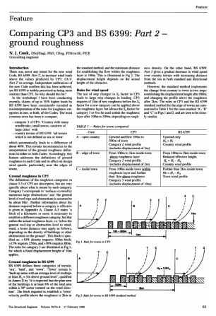 Comparing CP3 and BS 6399: Part 2 - Ground Roughness