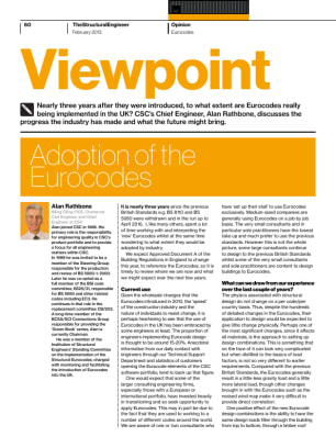 Viewpoint: Adoption of the Eurocodes