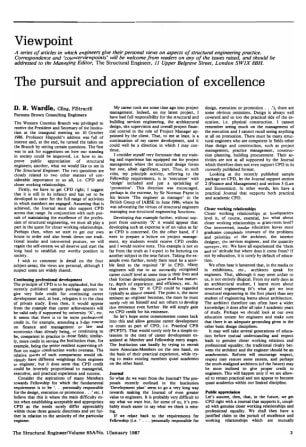 The Pursuit and Appreciation of Excellence