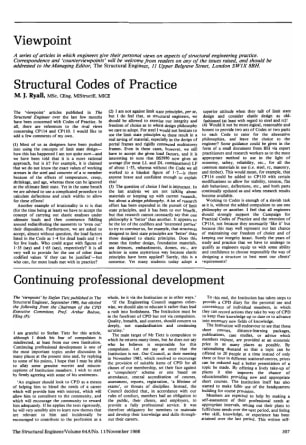 Structural Codes of Practice