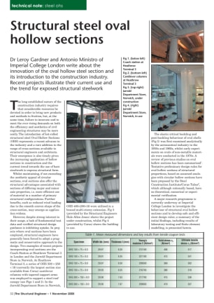 Technical note: steel ohs