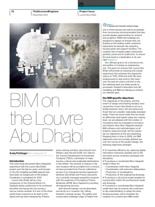 BIM on the Louvre Abu Dhabi