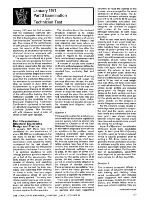 January 1971 Part 3 Examination and Technician Test