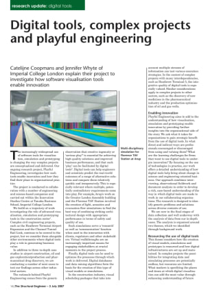 Research update: Digital tools, complex projects and playful engineering
