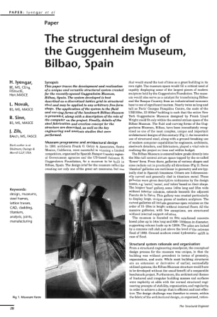 The Structural Design of the Guggenheim Museum, Bilbao, Spain