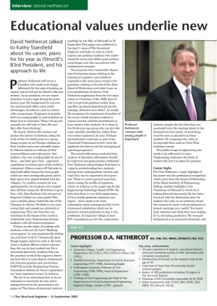 Educational values underlie new President's approach