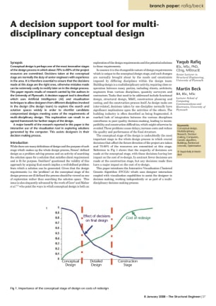 A decision support tool for multi-disciplinary conceptual design