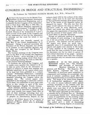 Congress on Bridge and Structural Engineering