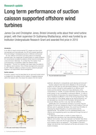 Long term performance of suction caisson supported offshore wind turbines