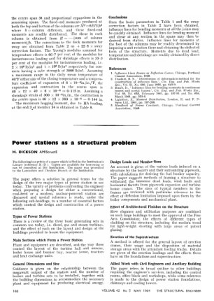 Power Stations as a Structural Problem