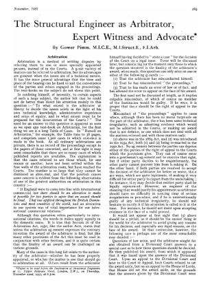 The Structural Engineer as Arbitrator, Expert Witness and Advocate