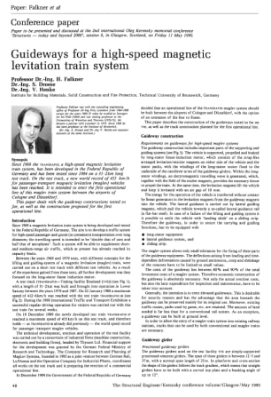 Guideways for a High-speed Magnetic Levitation Train System