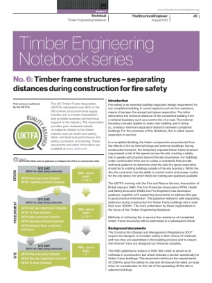 Timber Engineering Notebook series. No. 6: Timber frame structures