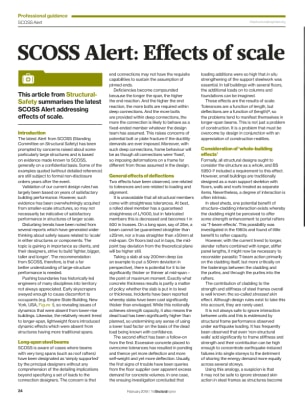 SCOSS Alert: Effects of scale