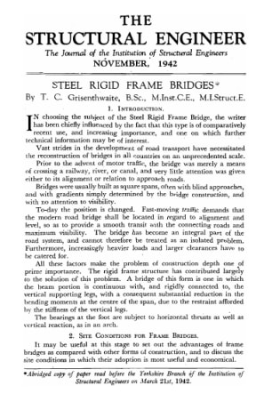 Steel Rigid Frame Bridges