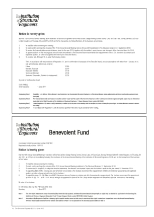 AGM and Benevolent Fund notice