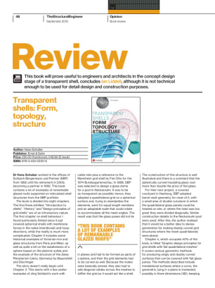 Book review: Transparent shells: Form, topology, structure