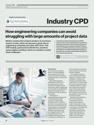 Industry CPD: How engineering companies can avoid struggling with large amounts of project data