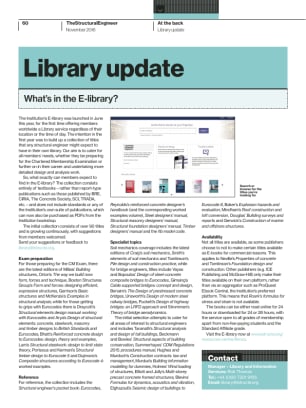 Library update: What's in the E-library?