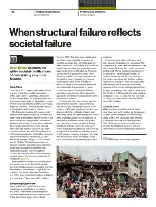 When structural failure reflects societal failure