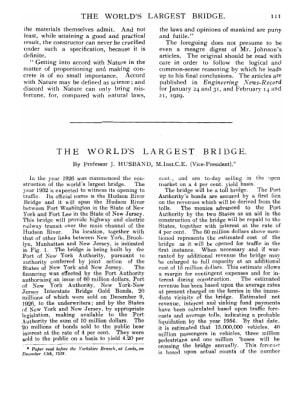 The World's Largest Bridge