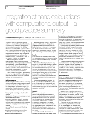 Integration of hand calculations with computational output – a good practice summary