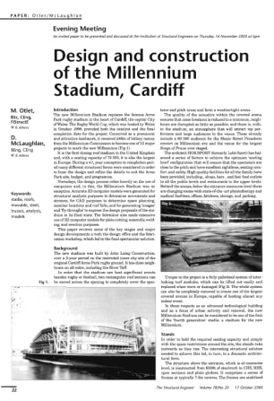Design and Construction of the Millennium Stadium, Cardiff
