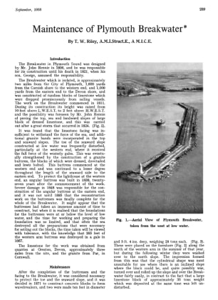 Maintenance of Plymouth Breakwater