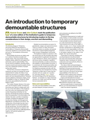 An introduction to temporary demountable structures
